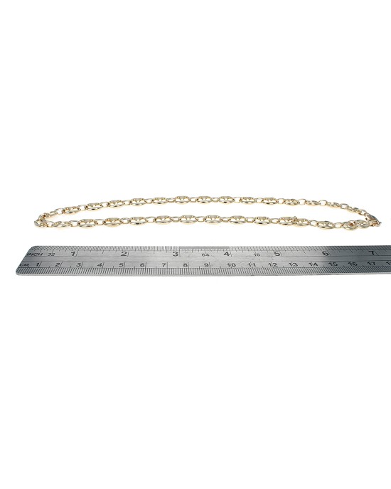 Mariner Link Chain Necklace in Gold